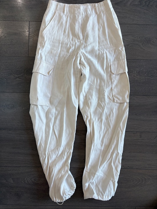 Dynamite Pants - Dynamite Off-White High-Waist Trousers